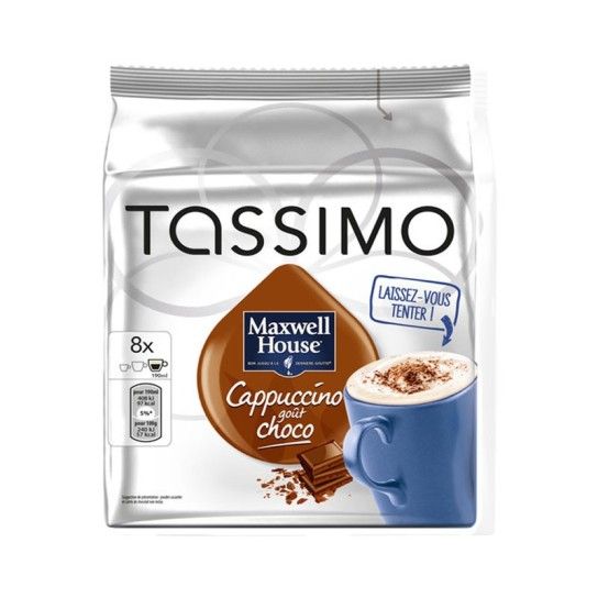 TASSIMO : Columbus - Dosettes de chocolat et caramel beurre salé