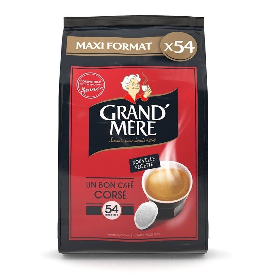 dosette senseo compatible café grand'mère classique - 54 dosettes