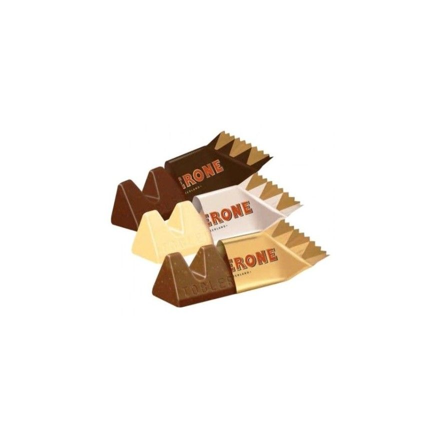 Toblerone Mini chocolat blanc 100x bouchées datées du 24/08 Pick n Mix  Choisissez