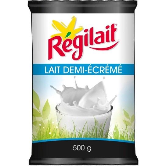 Lait en poudre Demi-écrémé Régilait (Sachet de 500gr) - Café