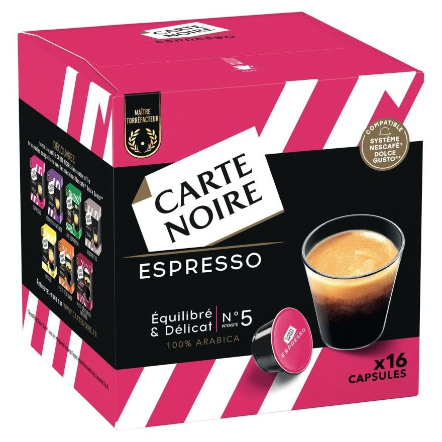 LOT DE 12 - TASSIMO Carte Noire Espresso Classique Café dosettes