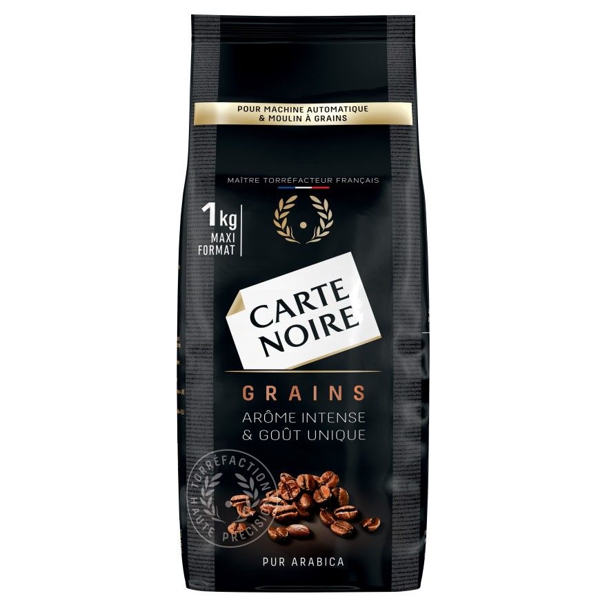 CARTE NOIRE - 1kg Café en grain pour professionnels N°5 Aromatique