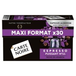Café en dosette individuelle - Carte Noire - 60 dosettes